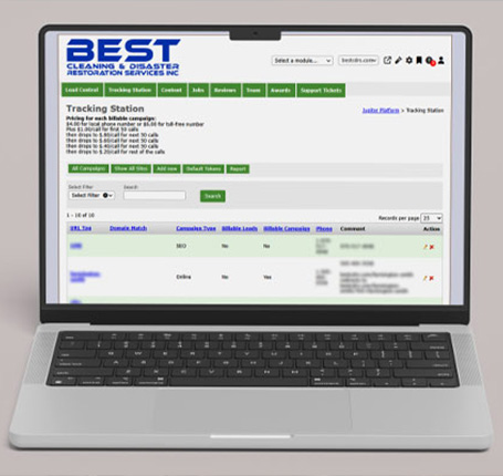 BEST restoration tracking dashboard