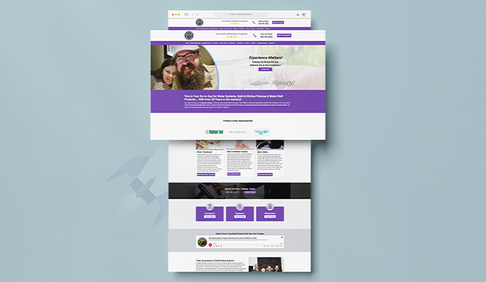 Solo Sales Company website mockup.