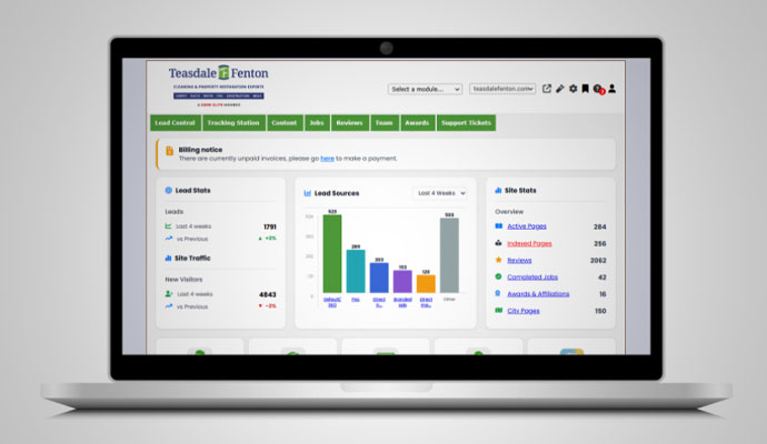 Teasdale Fenton business analytics dashboard